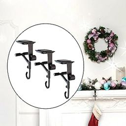 The Style SutraFireplace Stocking and Garland Hanger Portable for Holiday Party Cafe Black Three|Home & Garden | Holiday & Seasonal DÃƒ©co | Stockings & Hangers-image-39