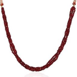 Five Layer Twisted Real Onyx Multicolor Stone Beads Round Necklace for Women and Girls-image-19
