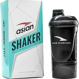 ASIAN AMB-07 Gym Shaker Bottle, Shakers for Protein Shake with 2 Storage Compartment Gym protein shaker for workout-image-94