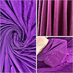 LYCRAA Fabric Material, (META Purple) This Fabric is Lightweight, Stretchable, and Soft to The Touch, Beautiful, Elegant, Bright, Smooth, and Breathable for Women/Men/Kids. (4 Meter)-image-27