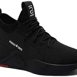 woakers Steel Toe Synthetic Leather Safety Shoe for Men | Comfortable and Lightweight (Black)-picture-11