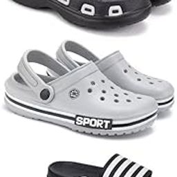 Lightweight Classic Clogs || Sandals with Slider for Men-Combo(3)-3018-3016-3024-picture-28