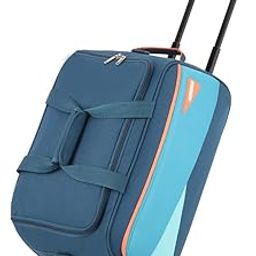 Polyester Harp Wheel Duffle Bag Trolley 62 Cm Teal, 62 x 32 x 29 Centimeters-26