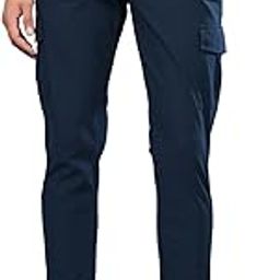Men's Regular Fit Solid Cargo with Anti Microbial, Stretchable Properties for Gym, Workout, Sports and Regular Use-image-95