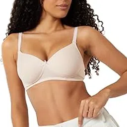 max Women's Cotton Wire Free Casual Padded Bra-picture-3