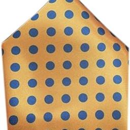 Yellow Polka Dot Pocket Square for Men-image-43