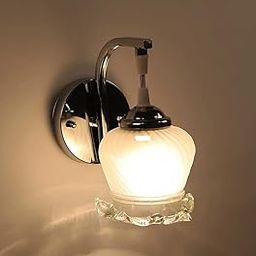 Mahganya Industries Designer Home Decorative Modern Wall lamp for Living Room for Indoor Application Without Bulb (White) 1-26