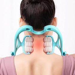 DASTAVManual Neck Massager with 6 Rotating Balls || Deep Tissue Trigger Point Roller for Cervical Pain Relief, Shoulder, Waist & Leg Relaxation || Portable Handheld Tool for Muscle Tension ||-image-98