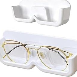 Wall Eyeglasses Holder | For home, Office | Pack of 2 | White | Plastic, Wall Mounted, Adhesive Backing | Easy to Stick | Multipurpose-image-19