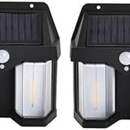 Solar Wall Light Outdoor, Wireless to Motion LED Wall Sconce, IP65 Waterproof Solar Security Light, LED Exterior Wall Lights for Outdoor Porch, Fence-image-7
