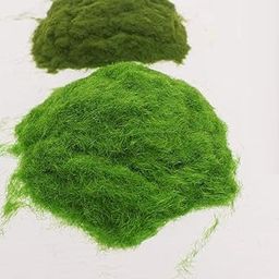 BANIRA Artificial Moss Powder Green Fake Grass Fairy Garden Miniatures Landscape Artificial Grass Powder (40, Green)-image-44