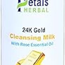 Petals Herbal 24K Gold Cleansing Milk for Brightening & Golden Glowing Skin 500ml-38