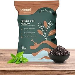 KYARI Organic Potting Garden Soil Mix for Plants Home Garden - 5 Kg-image-86