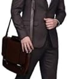 Men's Unstiched Extrafine Skin Care Self-design Suit Fabric 3.00m (BROWN)-picture-46