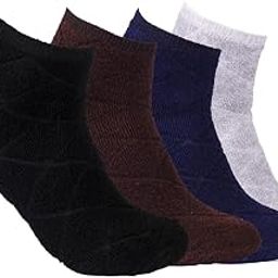 DM 003 Men’s Ankle Socks with Outer Cushion - Soft, Breathable, and Durable - All-Day Comfort, Perfect for Sports & Casual Wear - Multiple Colors Available | Pack of 4-picture-7