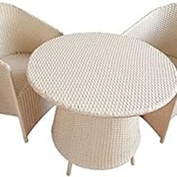 HUMAIRA OUTDOOR FURNITURE. D-15 Patio Indoor Outdoor Living Room Balcony Garden 2Chair with 1Table Furniture Set Coffee Chair Table Set Powder Coated (Honey)-image-22