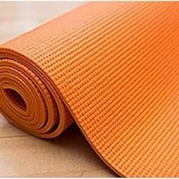 High Density 4mm Polyester Yoga Mat, Anti-Slip Yoga mat for Gym Workout and Flooring Exercise Long (4mm, Orange)-image-24