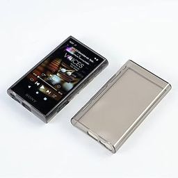 Soft Clear TPU Protective Shell Skin Case Cover for Sony Walkman NW-A300 Series NW-A306 NW-A307 (Clear Black case)-picture-11