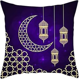 ATORSE® Ramadan Throw Pillow Covers Throw Pillow Cases for Home Pillow Decorations Style B|Home Items for Living Room, Home & Garden, Home Product, Flower Planters for Home-office-Lawns|-image-55