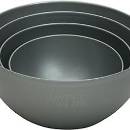 Jaypee Plus Virgin Plastic Mixing Bowl| Lightweight, Strong & Durable Bowls | Ideal for Serving, Storing & Stacking Set of 4 -(2800+2000+1200+800) ml (Grey)-28