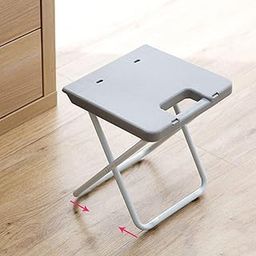 LASALE Camping Stool, Portable Folding Stool, Portable Folding Chair - Collapsible Camp Chair Outdoor Foots Table for Travel Walking Hiking Fishing Picnic Barbecue-image-6