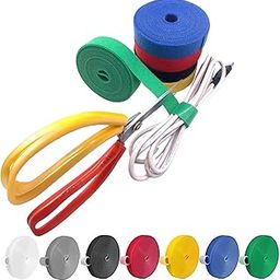 Hian Velcro Roll – 5m x 1.2cm (L x W), Adjustable & Reusable Hook and Loop Tape for Gardening, Plant Support, Cable Management & Home Organization (Random Color as per Availability)-image-38