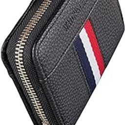 Classic mported Stylish 12 Slot PU Leather Credit Debit ATM Zipper Card Holder Case Wallet for Men & Women RFID Blocking Protected with Money Coin Purse-picture-39