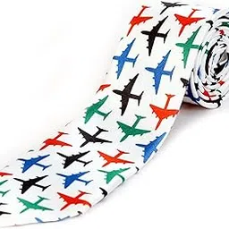 blacksmith Multicolor Aeroplanes Design Tie-picture-11