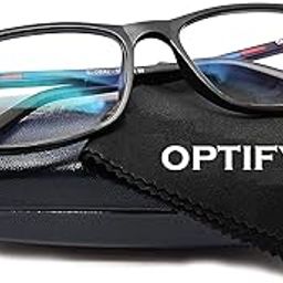 Optify Blue Ray Zero Power Spectacles with Anti-glare UV by Computer Tablet Laptop Mobile (Unisex)-picture-29