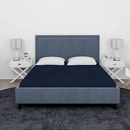 Waterproof Mattress Protector Queen Size 60x78 Inches | Super Soft Breathable Terry Cotton Double Bed Cover Fitted Bedsheet for Kids Urine-image-22