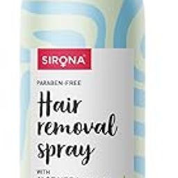 Sirona Hair Removal Spray Foam with Aloe Vera Extracts and Lemongrass Fragrance | For Legs, Arms & Underarms | Removes Hair in 10 Minutes | Parabens Free | Dermatologically Tested | 80 ml-72
