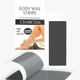 Hair Removal Waxing Strips for Face – 20 Pcs Eyebrow, Upper Lip, Chin Wax Strips for Women & Girls – Facial Wax for Home & Salon Use (Standard, Charcoal)-32