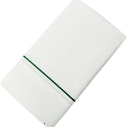 SMARTLINE WHITE SINGLE DHOTI NARROW BORDER DARK GREEN- COLOUR-53