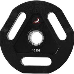 JERAI Strong And Durable Three Holes Hand Barbell Slice Weight Lifting Piece For Gym Fitness Equipment (10 KG)-image-74