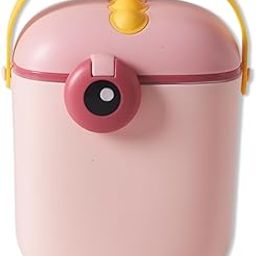 GUCHIGU Baby Milk Powder Container Box with Carry Handle & Spoon Set | BPA Free, Air Tight Leak Proof, Portable First Feed Box, Multi-Functional Formula Box for Babies/Kids/Children (800 ml, Pink)-18