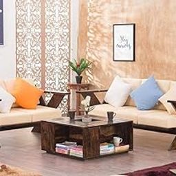 BN Furniture Sheesham Wood Walnut Finish 5 Seater Sofa Set of 3+2 for Living Room , Home-image-43