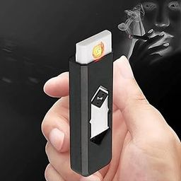 Drumstone (Special 10 Years Warranty) Plastic USB Cigarette Lighter | Windproof Rechargeable Flameless Electronic Lighter | Portable Multipurpose Pocket Lighter for Office, Travel, ???????-picture-3