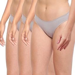 BASIICS Grace Well Antimicrobial Bikini Brief Panty for Women (Pack of 3)-image-89