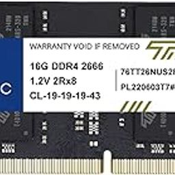 Timetec Hynix IC 16GB DDR4 SODIMM for Intel NUC KIT Products Mini PC/HTPC 2666MHz PC4-21300 Non ECC Unbuffered 1.2V CL19 Dual Rank 260 Pin Laptop Notebook Memory Upgrade(16GB)-20