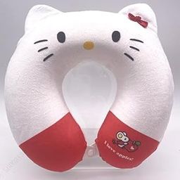 Hello Kitty Apple Collection Memory Foam U-Shaped Neck Pillow (White)-image-79