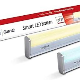 Wipro Wipro Next Smart Wi-Fi 20W CCT LED Batten, LED Smart Tube Light, White Tunable, Dimmable, Compatible with Amazon Alexa and Google Assistant , Pack of 1-16