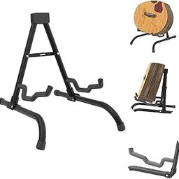 Chetty Adjustable Portable Guitar Stand Foldable Sturdy Lightweight Compact Durable Wooden Metal Universal AntiSlip Stand for Acoustic Electric Bass Travel Display (GA6)-image-9