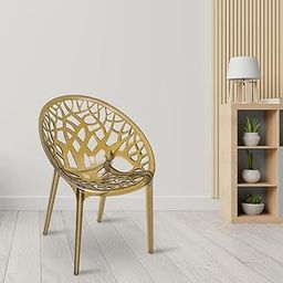@home Nilkamal CRYSTALPC Plastic Mid Back with Arm Chair | Chairs Dining Room| Bedroom| Kitchen| Living Room| Office - Outdoor - Garden | Dust Free |100% Polypropylene Stackable Chairs | Set of 2-image-68