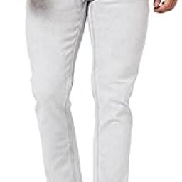 Mid Rise Regular Fit Narrow Length Blue Jeans for Men-image-65