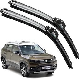 CARNYX Frameless Windshield Wiper Blades, Front Car Wipers Set of 2, Noise-Free, Durable Performance Compatible with (Vitara Brezza (2016-2025) (D-24,P-17))-image-10