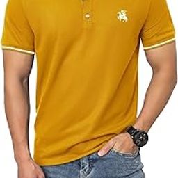 Men's Polyester Regular Fit T-Shirt || Polo T Shirt || (Polo-06-10)-image-76