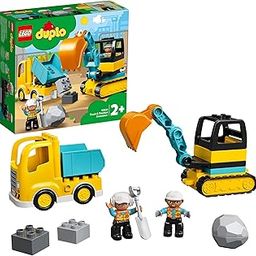 Lego DUPLO Construction Truck & Tracked Excavator 10931 Building Toy (20 Pieces)-image-7