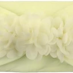 Shivashay Baby Headbands Nylon Strechable Soft Flower Bow Hairbands for Newborns, Infants, Toddlers and Kids 0-3 Years (Beige)-image-63