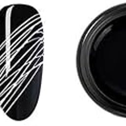 Kreni Black and White Spider Gel for Nail Art - Elastic, Easy-to-Use Nail Art Combo Set - Long-Lasting Nail Design Supplies for Creative Manicures and Nail Artistry (pack of 2)-image-82