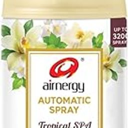 Airnergy Air Freshener Refill | Tropical SPA Fragrance | 300ML | 3200 Sprays | For Homes, Offices, Restaurant, Hotel, Mall, Saloon, Showrooms | Fits All Standard Dispensers except 225ml Dispensers-image-92